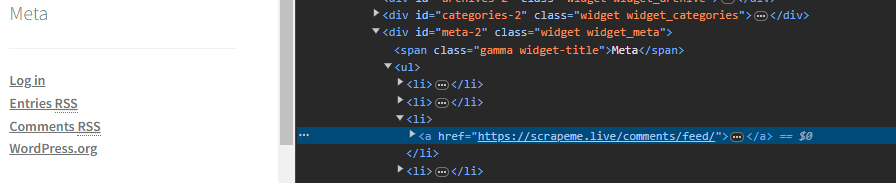 Find children of an HTML element