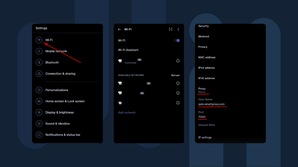 Check your IP address that should now be a proxy IP address instead of yours.