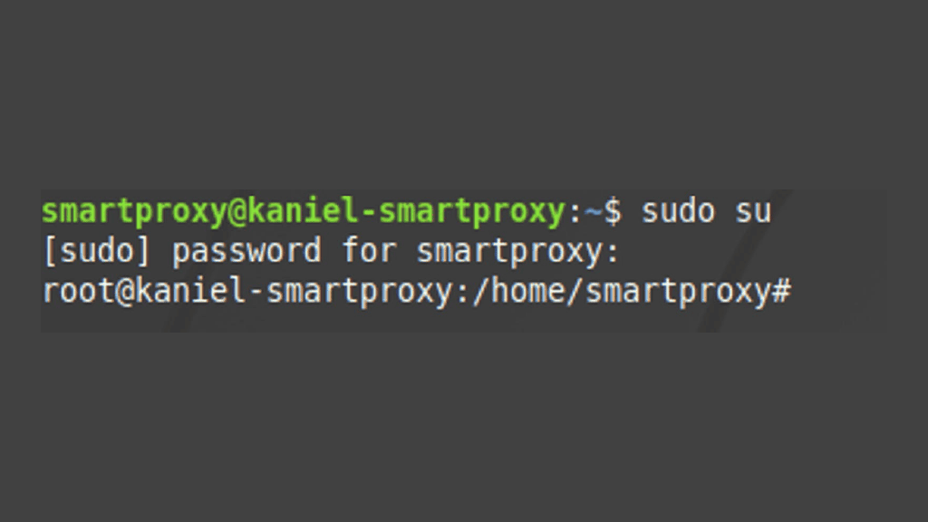 Smartproxy proxy settings on Linux