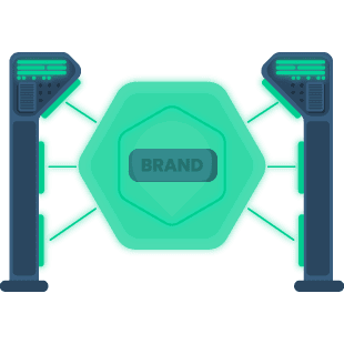 Brand monitoring machine