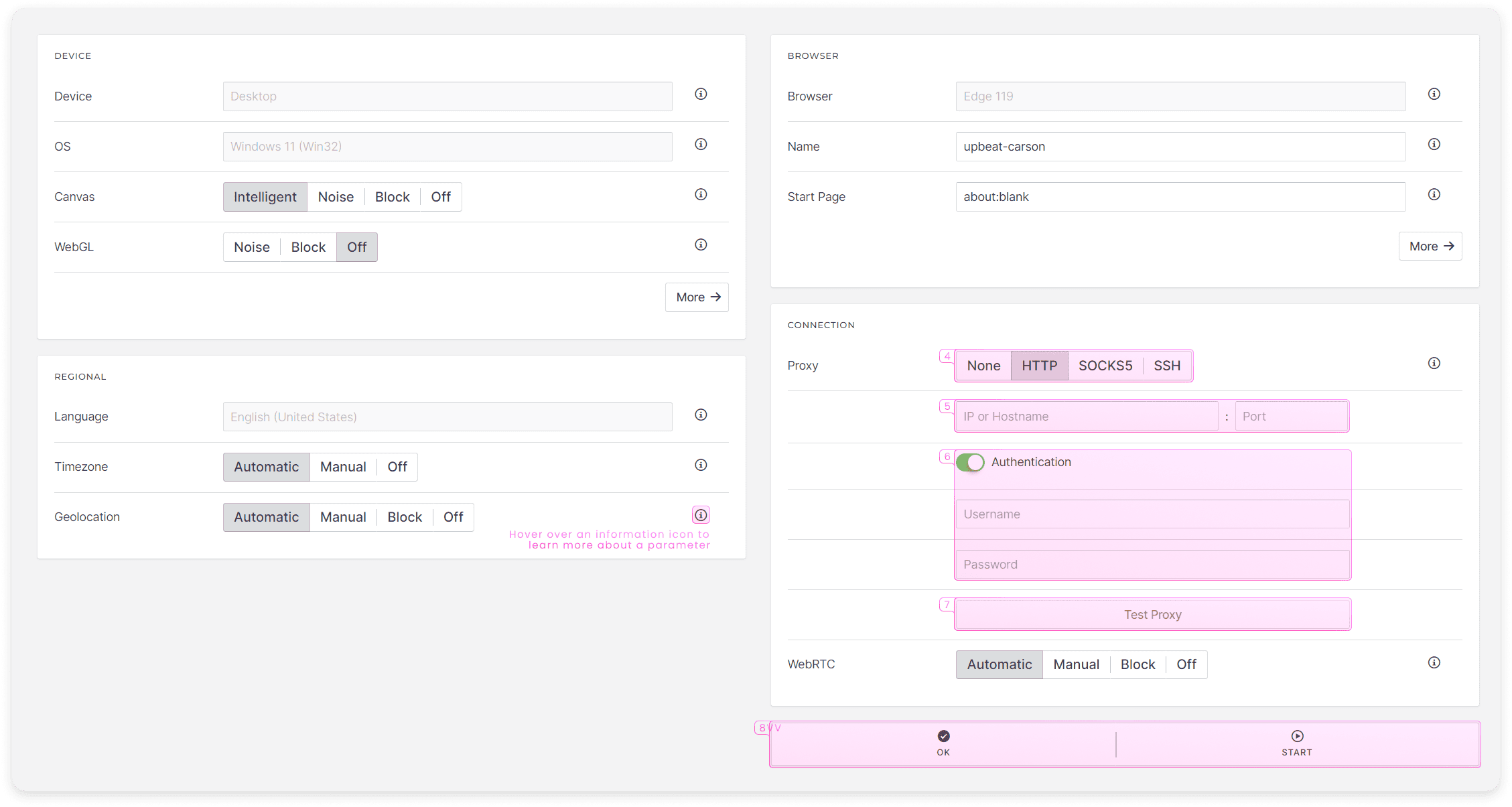 Kameleo integration