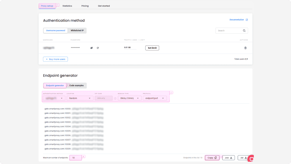 Integration with residential proxies