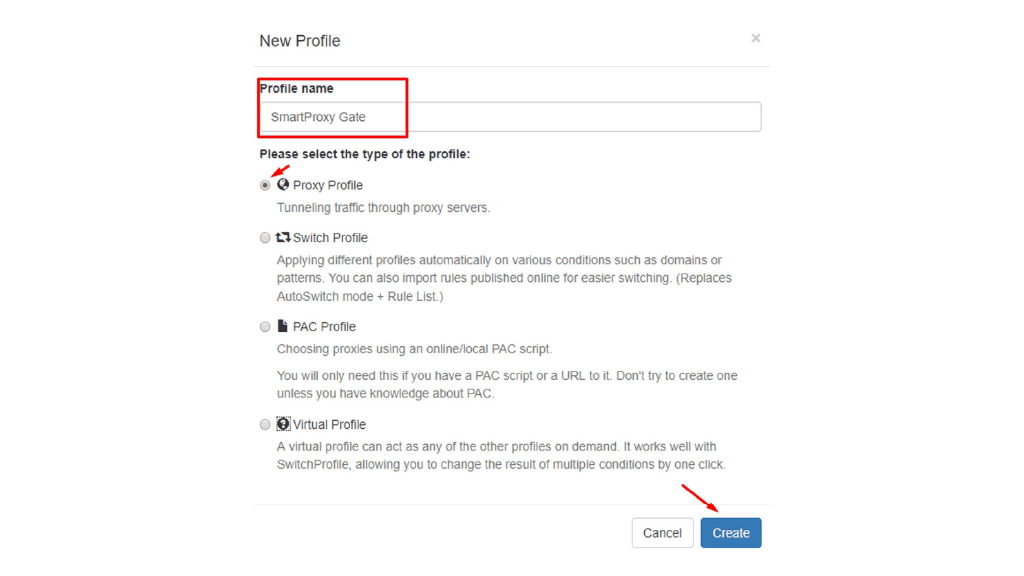 smartproxy configuration-switchyomega-step3