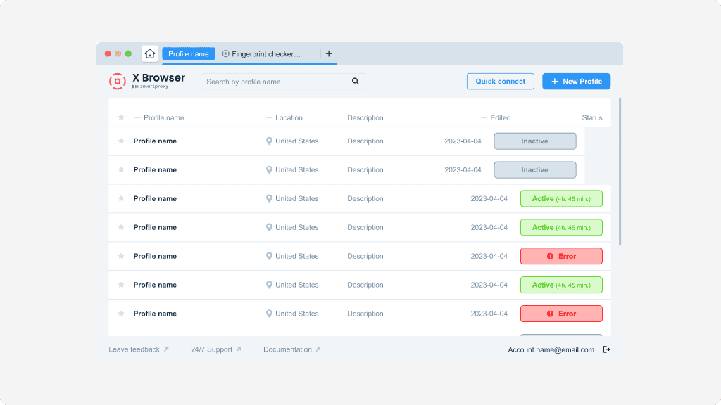 Use datacenter proxies