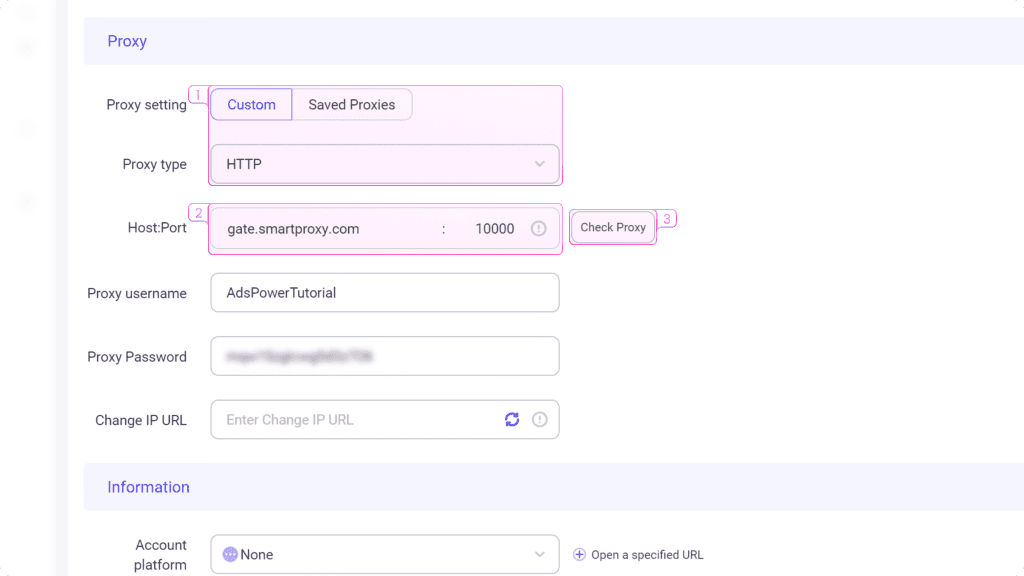 Setting up proxies with the AdsPower antidetect browser