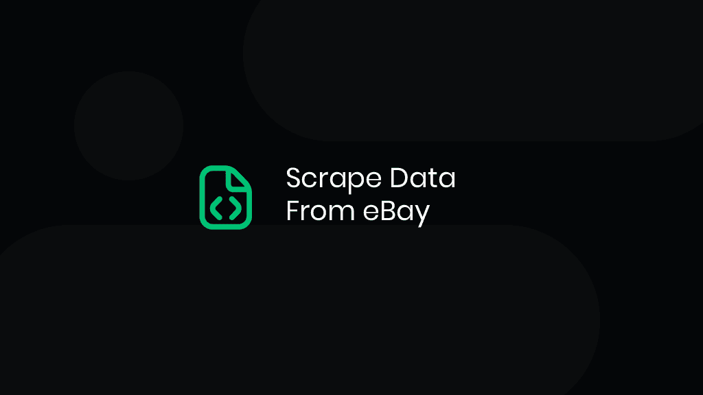 Video: How to Collect Product Data from eBay - Web scraping API Tutorial